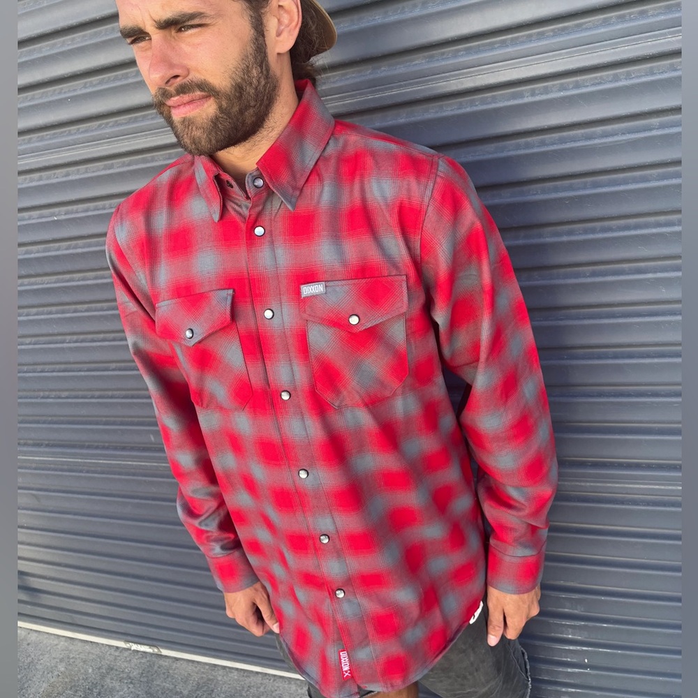 Dixxon Pulaski Flannel Button Front Long Sleeve S… - image 4